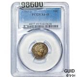 1905-S Barber Dime PCGS XF45