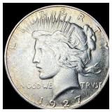1927-D Peace Silver Dollar CLOSELY  UNCIRCULATED