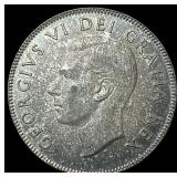 1951 Canada Silver 50 Cents HIGH GRADE
