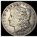 1899-O Micro O Morgan Silver Dollar ABOUT  UNCIRC