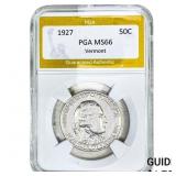 1927 Vermont Half Dollar PGA MS66
