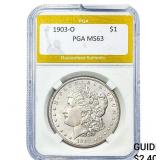1903-O Morgan Silver Dollar PGA MS63