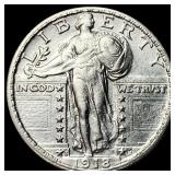 1918-S Silver Standing Liberty Quarter CHOICE  BU