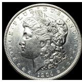 1904 Silver Morgan Dollar ABOUT UNCIRCULATED