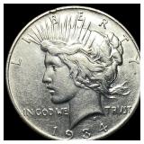 1934-D Silver Peace Dollar CLOSELY  UNCIRCULATED