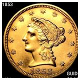 1853 $2.50 Gold Quarter Eagle UNCIRCULATED