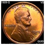 1909-S VDB Wheat Cent CHOICE BU RD