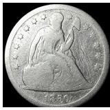 1850-O Silver Seated Liberty Dollar NICELY  CIRCU