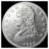 1834 Capped Bust Half Dollar NEARLY  UNCIRCULATED
