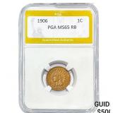 1906 Indian Head Cent PGA MS65