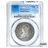 1807 Draped Bust Half Dollar PCGS F15 Small Stars