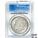 1901 Morgan Silver Dollar PCGS AU55