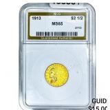 1913 $2.50 Gold Quarter Eagle NGS MS65