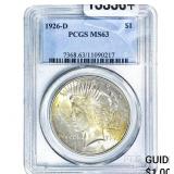 1926-D Silver Peace Dollar PCGS MS63
