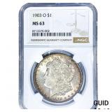 1903-O Morgan Silver Dollar NGC MS63