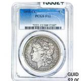 1893-CC Morgan Silver Dollar PCGS F12