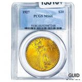 1927 $20 Gold Double Eagle PCGS MS66