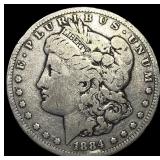 1884 Morgan Silver Dollar LIGHTLY CIRCULATED
