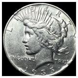 1935 Silver Peace Dollar CLOSELY UNCIRCULATED