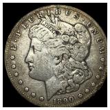 1890-CC Silver Morgan Dollar ABOUT UNCIRCULATED
