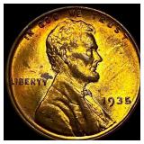 1935 Lincoln Wheat Cent GEM BU