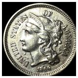 1866 Nickel Three-Cent Piece UNCIRCULATED