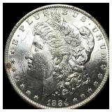 1884-O Silver Morgan Dollar GEM BU