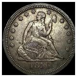 1856 Seated Liberty Quarter CLOSELY UNCIRCULATED