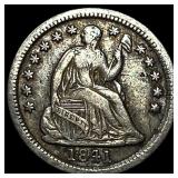 1841-O Silver Half Dime NEARLY UNCIRCULATED
