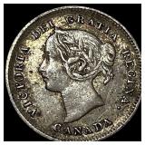 1894 Canada Silver 5 Cents NEARLY UNCIRCULATED