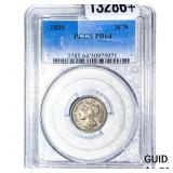 1888 Nickel Three Cent PCGS PR64