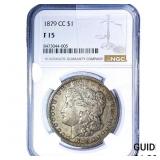 1879-CC Morgan Silver Dollar NGC F15