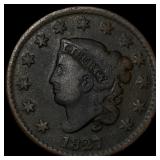 1827 Large Cent NEARLY UNCIRCULATED