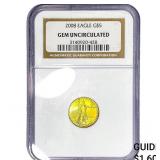 2008 1/10oz Gold Eagle $5 NGC GEM UNC