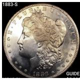 1883-S Morgan Silver Dollar CHOICE BU PL