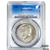 1967 Kennedy Half Dollar PCGS MS66