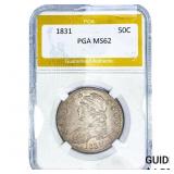 1831 Capped Bust Half Dollar PGA MS62