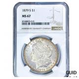 1879-S Morgan Silver Dollar NGC MS67