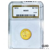 1912 $2.50 Gold Quarter Eagle NGS MS65
