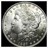 1887 Morgan Silver Dollar GEM BU