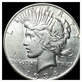 1934-S Silver Peace Dollar UNCIRCULATED