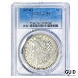 1897-O Morgan Silver Dollar PCGS AU50