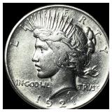 1921 Silver Peace Dollar CLOSELY UNCIRCULATED