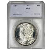 1879-S Morgan Silver Dollar SEGS MS66