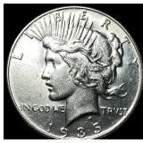 1935 Silver Peace Dollar CLOSELY UNCIRCULATED