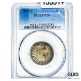1897-S Barber Quarter PCGS F15