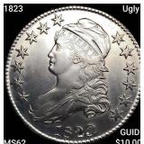 1823 Ugly 3 Capped Bust Half Dollar UNCIRCULATED
