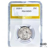 1928-S Standing Liberty Quarter PGA MS65