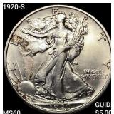 1920-S Walking Liberty Half Dollar UNCIRCULATED