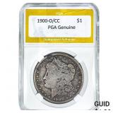 1900-O/CC Morgan Silver Dollar PGA Genuine
